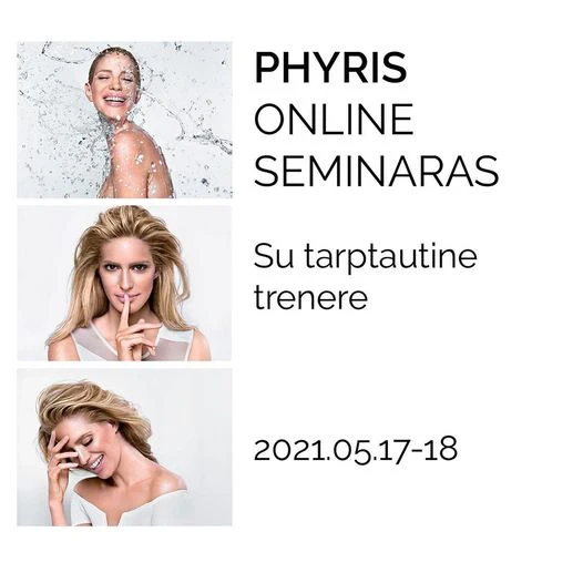 PHYRIS online seminaro su tarptautine trenere skelbimas, 2021-05-17–18