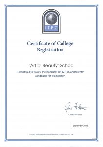 ITEC AOB sertifikatas